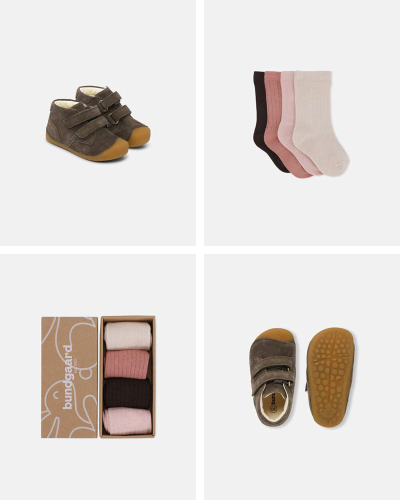 Petit Dark Brown Suede + Remi